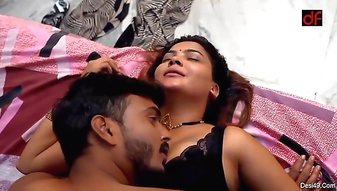Bhookh 2 - bitchy babe in red dress and black stockings