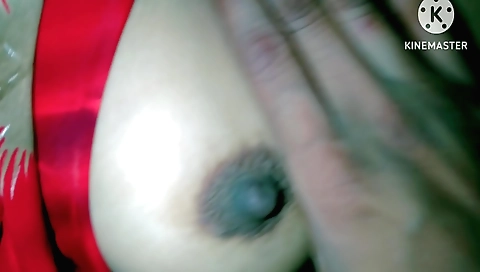 Big boobs brunette gives handjob and gets fucked hard