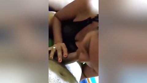 Indian babe enjoys a deep and passionate blowjob and gets it on