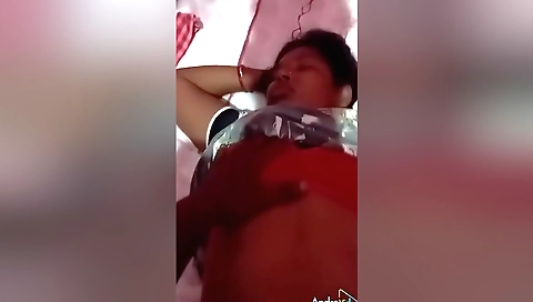 Indian wife cheating on husband with her stepfren wife