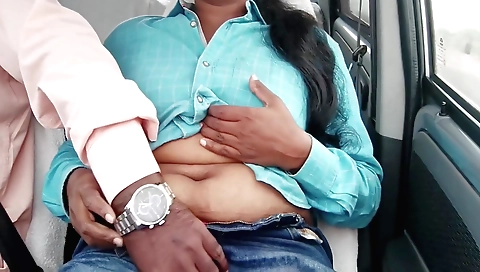 Indian girl with big tits is fucked in the bedroom