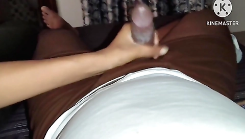 Blowjob with big dick and handjob in amateur hd video