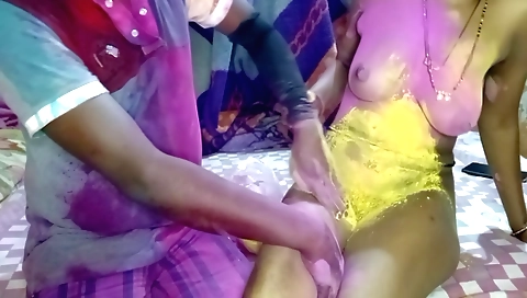 Indian stepbrother-in-law takes the stepbrother-in-law's tits