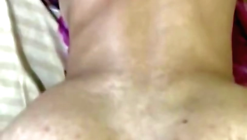 Amateur brunette fucked by a big dick in her bedroom