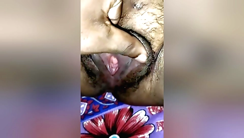 Indian girl getting a dick and a pussy fuck in a blowjob