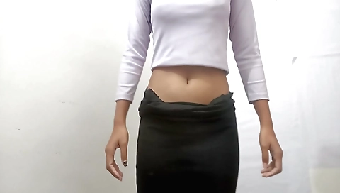 Slutty amateur chick plays with her mouth and tits after sex