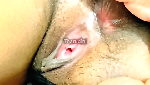 Indian brunette and a big white penis to fuck on the bed