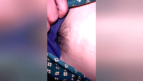 Hairy teen girl gets her stepsister's dick for a creampie