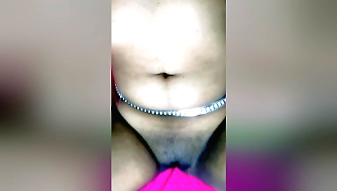 Indian brunette fucks her tight asshole with a cock