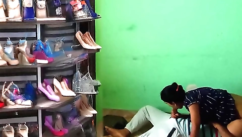 Brunette indian girl in sexy lingerie in the porn video