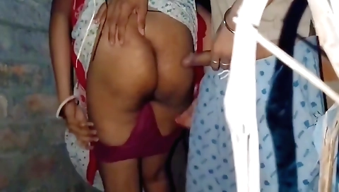 Indian girl in a bikini gets a nice boner on the couch
