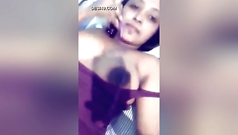 Indian teen 18+ amateur with hairy pussy shows off