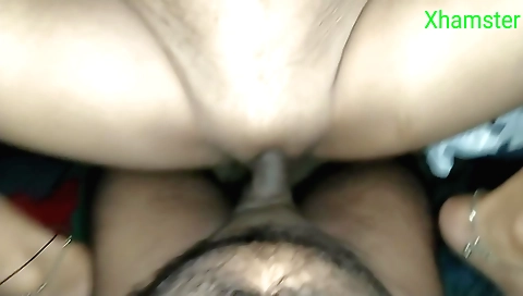 Indian stepmom riding her stepson's cock and getting it hard