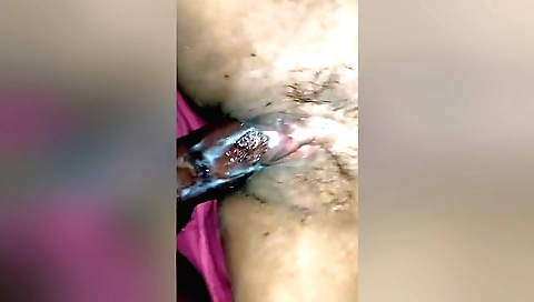 Indian teen with hairy pussy gets fucked in the kitchen