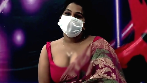 Indian brunette fucks in her sexy bikini solo video