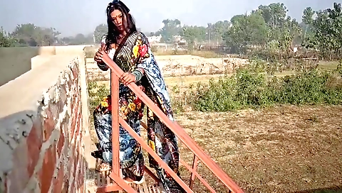 Crazy sex movie with a sexy brunette in an indian outfit