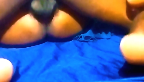 Indian wife is caught filming on the webcam with husband
