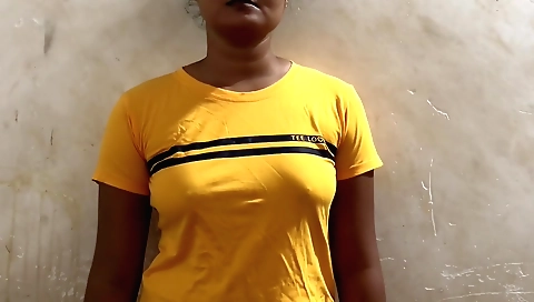 Indian teen in a big booty and big boobs threesome