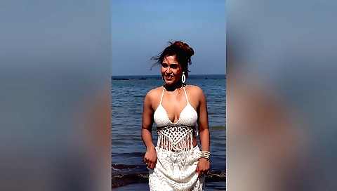 My sexy blonde stepmom fuck by my stepdad in the dirt