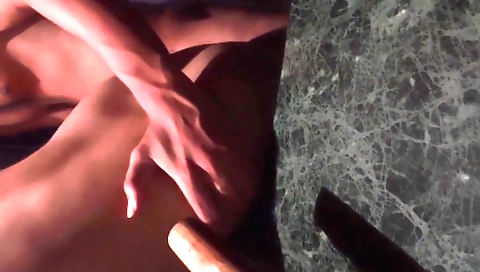 Indian housewife has an erotic sex show with her big dick