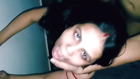 Indian step-sister fucks her hairy pussy to pleasure