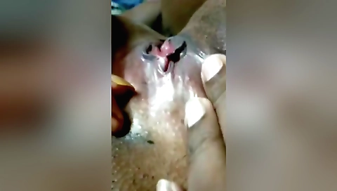 Indian amateur video showing a sexy brunette doing a blowjob