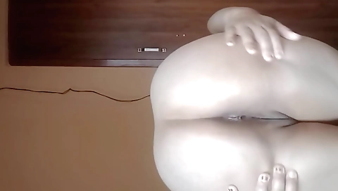 Indian solo girl with wet pussy in homemade pussy clip