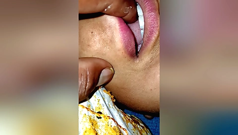 Busty chubby brunette in indian clothes fucked a hairy man
