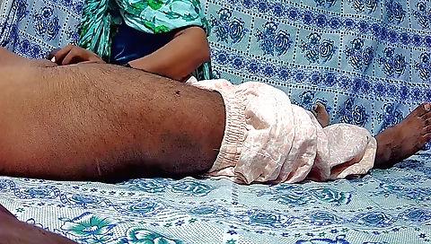 Indian slut with a hot face gets fucked on the couch
