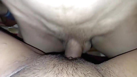 My indian friend is a bit hairy and he wants my pussy to be teased