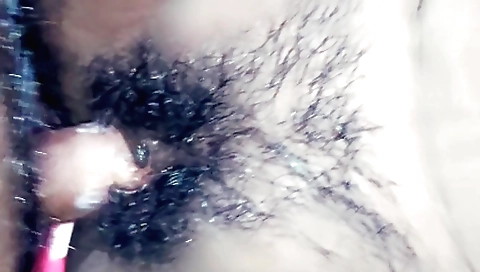 Indian girl in a bikini is having fun with a hot dude