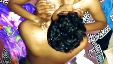 Sexy amateur indian brunette girl fucks one another