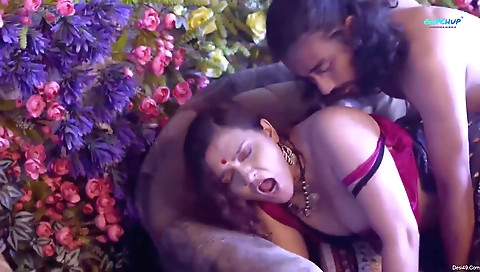 Busty brunette cum wali rani is a hot babe with a great smile
