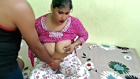 Busty indian girl enjoys a sensual sex with her boyfriend