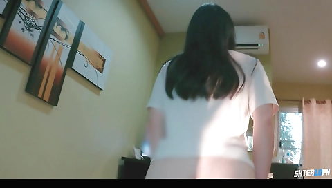 Brunette girl with a nice tits gets fucked in the ass