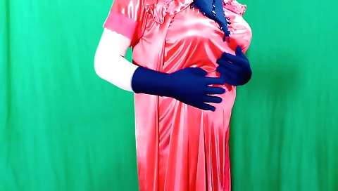 Bhabhi loves spending the night with you in her sexy night dress