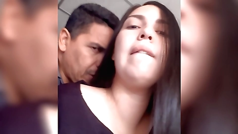Indian brunette fucks a neighbor's whore in her home