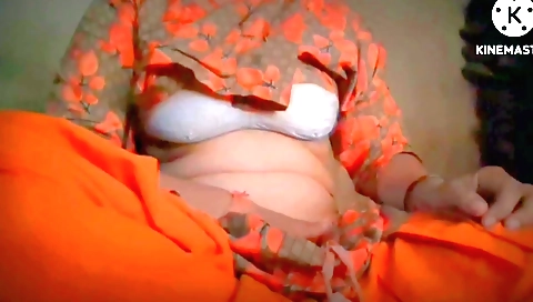 Indian girl with big tits and ass caresses my thick cock