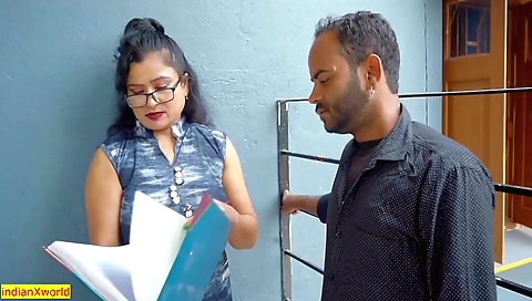 Indian boss fucks a huge ass milf in hd porn video
