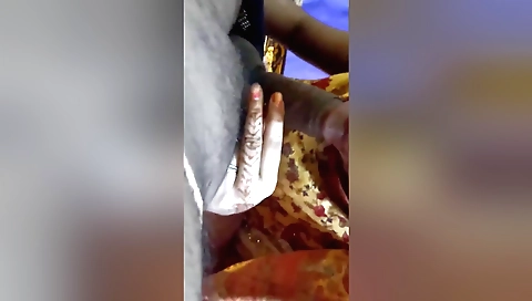 Indian bhabhi gets her cunt fucked in her amateur webcam video