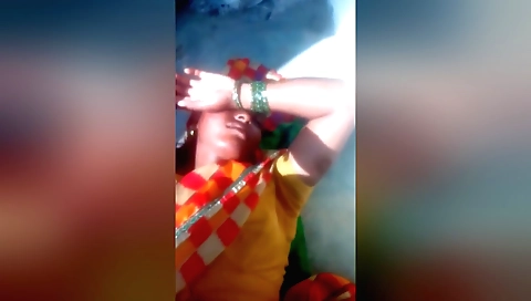 Indian brunette wife fucked outdoors in outdoor porn
