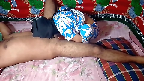 Indian video with a hot blowjob and tongue licking