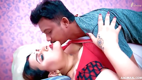 Busty indian milf gets pounded by her husband's dick