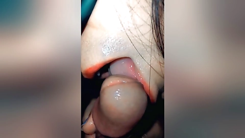 Stunning brunette chick fucks on her back in hot hd