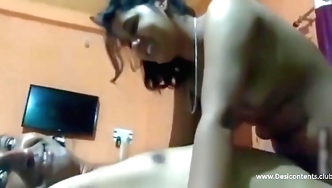 Indian brunette girl gets banged on the web camera