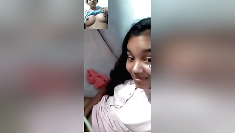 Lankan girl shows off her petite body and tits on webcam