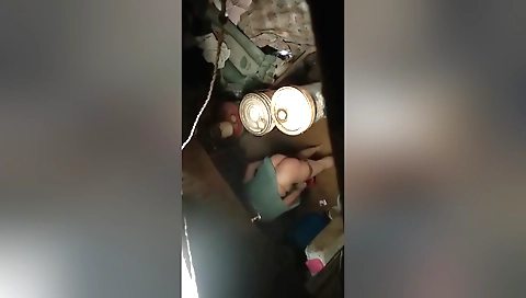 Indian brunette milf in a hidden cam amateur video