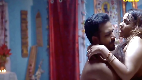 Busty indian brunette takes his hard dick inside her