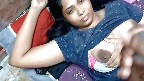 Indian teen couple with shaved pits made love on camera