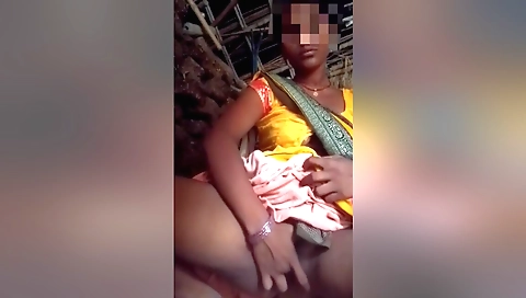 A hot brunette indian girl gets fingered and fucked